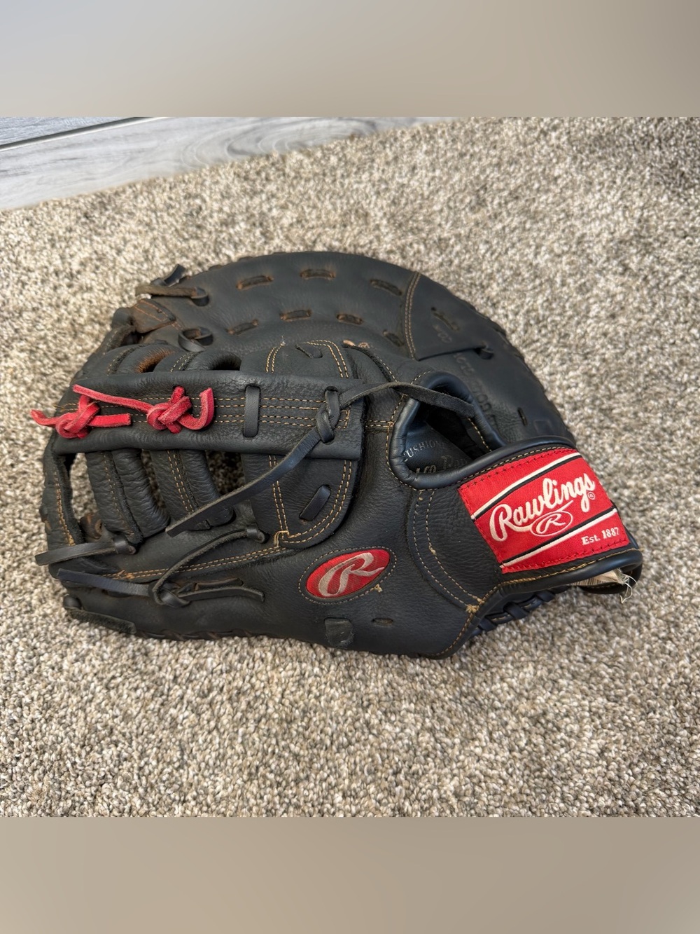 Rawlings Renegade 12.5" Baseball First Base Mitt: RFBMB - Picture 5 of 14